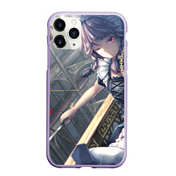 Чехол iPhone 11 Pro матовый Touhou Project Сакуя Izayoi