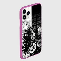 Чехол iPhone 11 Pro матовый Сатору годжо теряет контроль, цвет: 3D-фиолетовый — фото 2