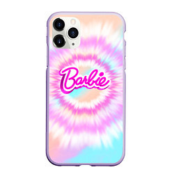Чехол iPhone 11 Pro матовый Тай Дай Барби, цвет: 3D-светло-сиреневый