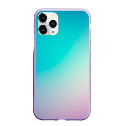 Чехол iPhone 11 Pro матовый Розовоголубые цвета, цвет: 3D-светло-сиреневый