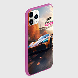 Чехол iPhone 11 Pro матовый Forza Horison осенний пейзаж, цвет: 3D-фиолетовый — фото 2