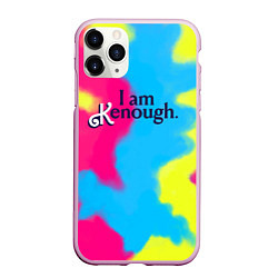 Чехол iPhone 11 Pro матовый I Am Kenough Tie-Dye, цвет: 3D-розовый