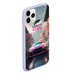 Чехол iPhone 11 Pro матовый Forza horizon game, цвет: 3D-светло-сиреневый — фото 2