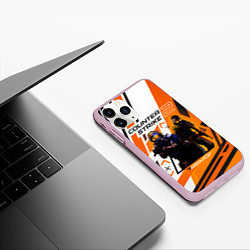 Чехол iPhone 11 Pro матовый CS 2 Asiimov, цвет: 3D-розовый — фото 2