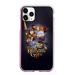 Чехол iPhone 11 Pro матовый Спутники Baldurs Gate 3, цвет: 3D-розовый