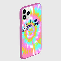 Чехол iPhone 11 Pro матовый I am Kenough - retro tie-dye, цвет: 3D-фиолетовый — фото 2