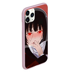 Чехол iPhone 11 Pro матовый Безумный азарт Юмэко Джабами, цвет: 3D-розовый — фото 2