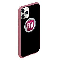 Чехол iPhone 11 Pro матовый Fiat sport pro, цвет: 3D-малиновый — фото 2