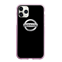 Чехол iPhone 11 Pro матовый Nissan sport auto, цвет: 3D-розовый