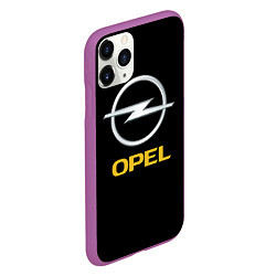 Чехол iPhone 11 Pro матовый Opel sport car, цвет: 3D-фиолетовый — фото 2