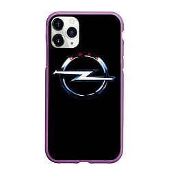 Чехол iPhone 11 Pro матовый Opel sport auto trend, цвет: 3D-фиолетовый