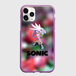 Чехол iPhone 11 Pro матовый Ехидна Наклз соник, цвет: 3D-фиолетовый