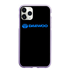 Чехол iPhone 11 Pro матовый Daewoo sport korea, цвет: 3D-светло-сиреневый