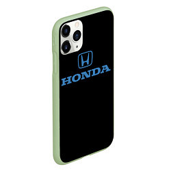 Чехол iPhone 11 Pro матовый Honda sport japan, цвет: 3D-салатовый — фото 2