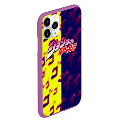 Чехол iPhone 11 Pro матовый JoJo Bizarre Adventure night skin, цвет: 3D-фиолетовый — фото 2