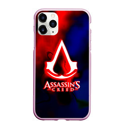 Чехол iPhone 11 Pro матовый Assassins Creed fire, цвет: 3D-розовый