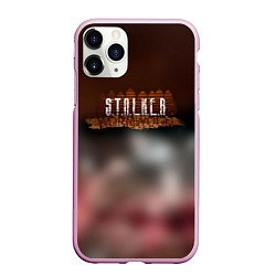 Чехол iPhone 11 Pro матовый Stalker припять зона, цвет: 3D-розовый