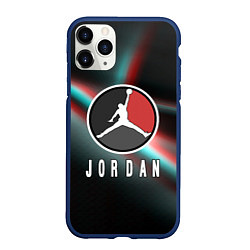 Чехол iPhone 11 Pro матовый Nba jordan sport, цвет: 3D-тёмно-синий