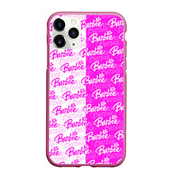 Чехол iPhone 11 Pro матовый Bardie - white - pattern, цвет: 3D-малиновый