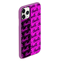 Чехол iPhone 11 Pro матовый Bardie - pattern - black, цвет: 3D-фиолетовый — фото 2