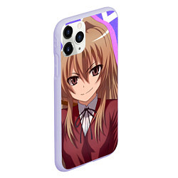 Чехол iPhone 11 Pro матовый Toradora Тайга Aisaka, цвет: 3D-светло-сиреневый — фото 2