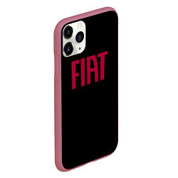 Чехол iPhone 11 Pro матовый Fiat sport auto brend, цвет: 3D-малиновый — фото 2