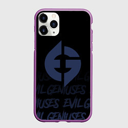 Чехол iPhone 11 Pro матовый Evil geniuses style