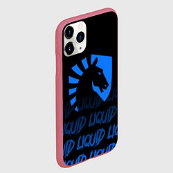 Чехол iPhone 11 Pro матовый Team Liquid style, цвет: 3D-малиновый — фото 2