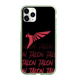 Чехол iPhone 11 Pro матовый Talon style, цвет: 3D-салатовый