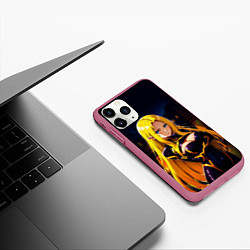 Чехол iPhone 11 Pro матовый Альфа - Сад теней, цвет: 3D-малиновый — фото 2