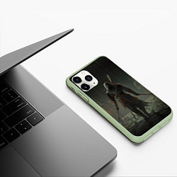 Чехол iPhone 11 Pro матовый Герой assassins creed jade, цвет: 3D-салатовый — фото 2