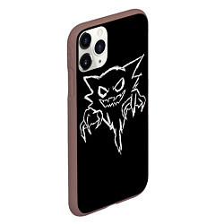 Чехол iPhone 11 Pro матовый Evil ghost, цвет: 3D-коричневый — фото 2