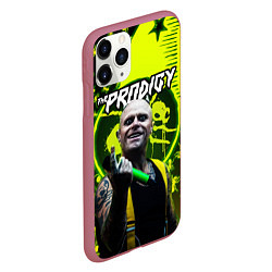 Чехол iPhone 11 Pro матовый The Prodigy Keith Flint, цвет: 3D-малиновый — фото 2