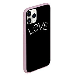 Чехол iPhone 11 Pro матовый Lil peep love, цвет: 3D-розовый — фото 2