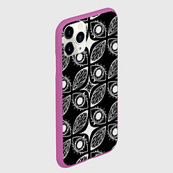 Чехол iPhone 11 Pro матовый Глазики-сглазики, цвет: 3D-фиолетовый — фото 2
