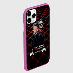 Чехол iPhone 11 Pro матовый Depeche Mode - Dave Martin memento mori tour, цвет: 3D-фиолетовый — фото 2
