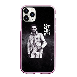 Чехол iPhone 11 Pro матовый Depeche Mode - Dave Gahan strangers pistol, цвет: 3D-розовый