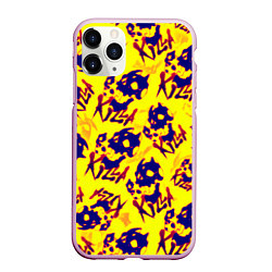 Чехол iPhone 11 Pro матовый Killa music neon, цвет: 3D-розовый