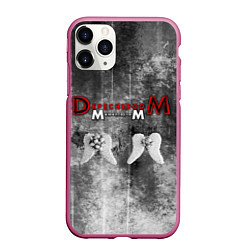 Чехол iPhone 11 Pro матовый Depeche Mode - Memento Mori gothic, цвет: 3D-малиновый