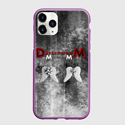 Чехол iPhone 11 Pro матовый Depeche Mode - Memento Mori gothic, цвет: 3D-фиолетовый