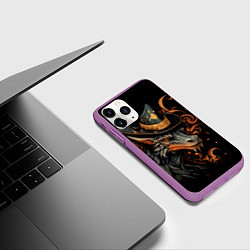 Чехол iPhone 11 Pro матовый Властелин холода, цвет: 3D-фиолетовый — фото 2