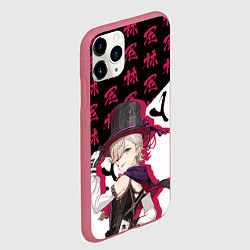Чехол iPhone 11 Pro матовый Лини - Гнешин Импакт, цвет: 3D-малиновый — фото 2