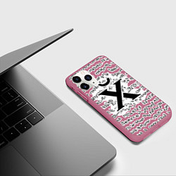 Чехол iPhone 11 Pro матовый Йух, цвет: 3D-малиновый — фото 2