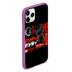 Чехол iPhone 11 Pro матовый Undead Unluck Нежити не Повезло, цвет: 3D-фиолетовый — фото 2