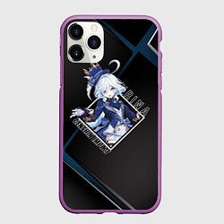 Чехол iPhone 11 Pro матовый Фурина в ромбе