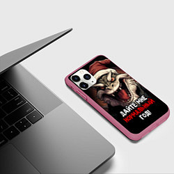 Чехол iPhone 11 Pro матовый Дайте мне нормальный год, цвет: 3D-малиновый — фото 2