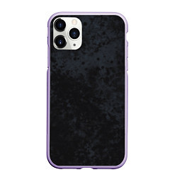 Чехол iPhone 11 Pro матовый Абстракция - угольная пыль, цвет: 3D-светло-сиреневый