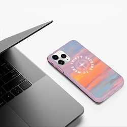 Чехол iPhone 11 Pro матовый 30 SMT Seasons, цвет: 3D-розовый — фото 2