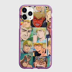 Чехол iPhone 11 Pro матовый ГТО - Эйкити, цвет: 3D-фиолетовый