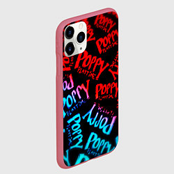 Чехол iPhone 11 Pro матовый Хагги ваги неон градиент, цвет: 3D-малиновый — фото 2